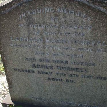 MURRELL Leonard Harry -1952 &amp; Agnes -1984