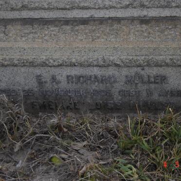 MÜLLER E.A. Richard 1885-1964 &amp; Emeline Luise