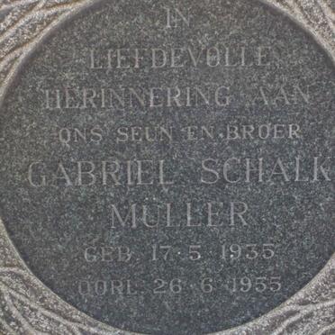 MÜLLER Gabriel Schalk 1935-1955