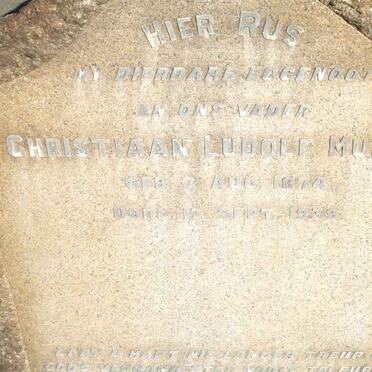 MULLER Christiaan Ludolf 1874-1939