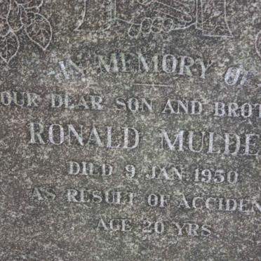 MULDER Ronald -1950