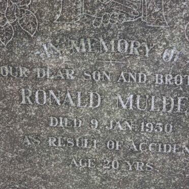 MULDER Ronald -1950