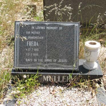 MULLER Freda 1910-1999