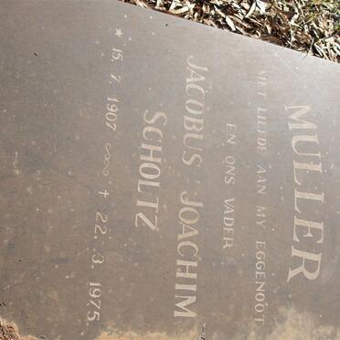 MULLER Jacobus Joachim Scholtz 1907-1975