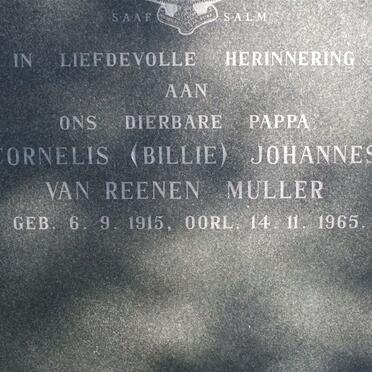 MULLER Cornelis Johannes van Reenen 1915-1965