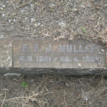 MULLER F.F.J. 1921-1959