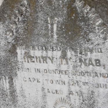 McNAB Henry -1889