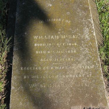 MCKAY William 1866-1898