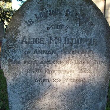 McILDOWIE Alice -1912