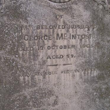 McINTOSH George -1905