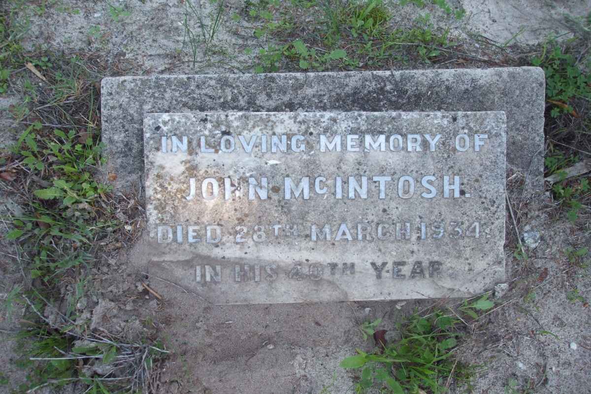 McINTOSH John -1934