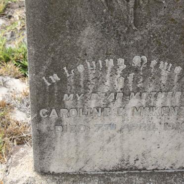 MCKENZIE Caroline E. -1915