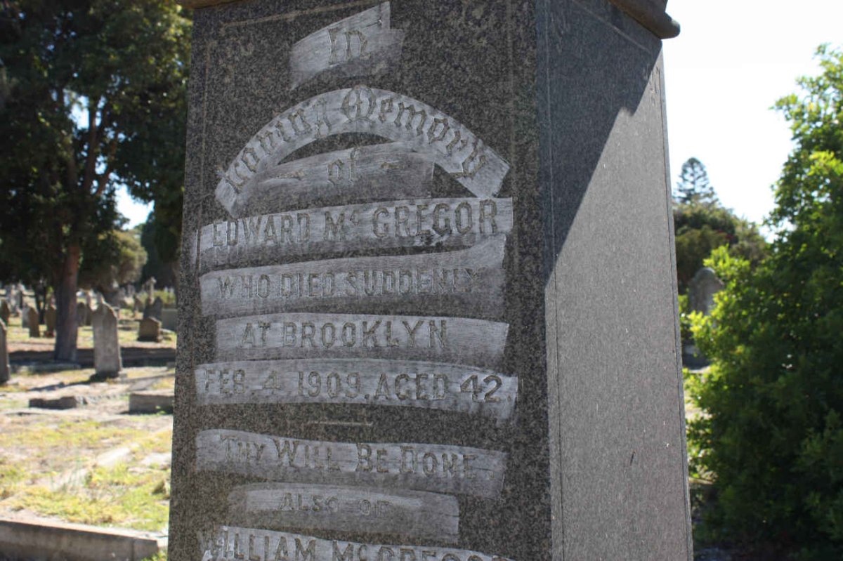 Mc GREGOR Edward -1909