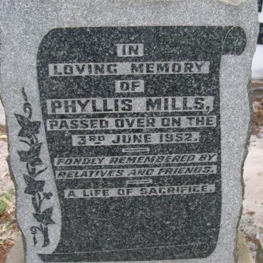 MILLS Phyllis -1952