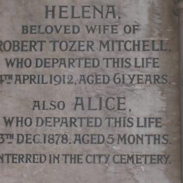 MITCHELL Helena -1912 :: MITCHELL Alice -1878
