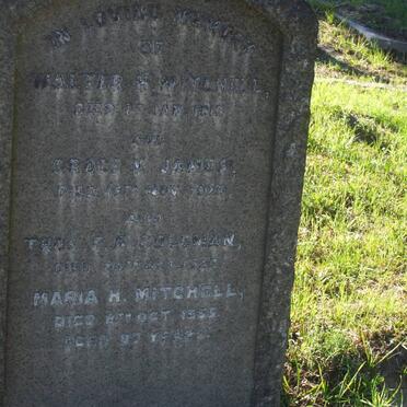 MITCHELL Walter H. -1913 :: JAMES Grace K. -1925 :: COLEMAN Thos. F.A. -1927 :: MITCHELL Maria H. -1955