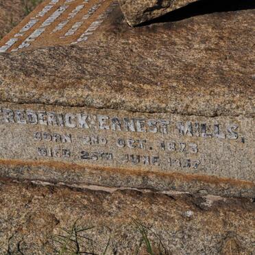 MILLS Frederick Ernest 1873-1957