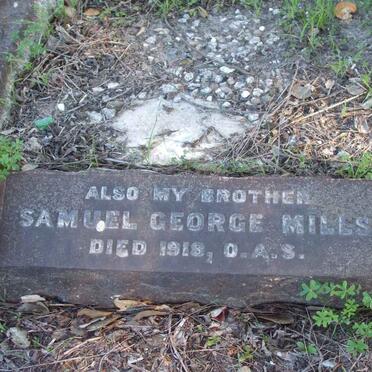 MILLS Samuel George -1918