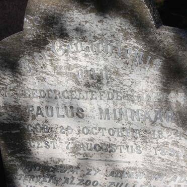MINNAAR Paulus 1824-1894