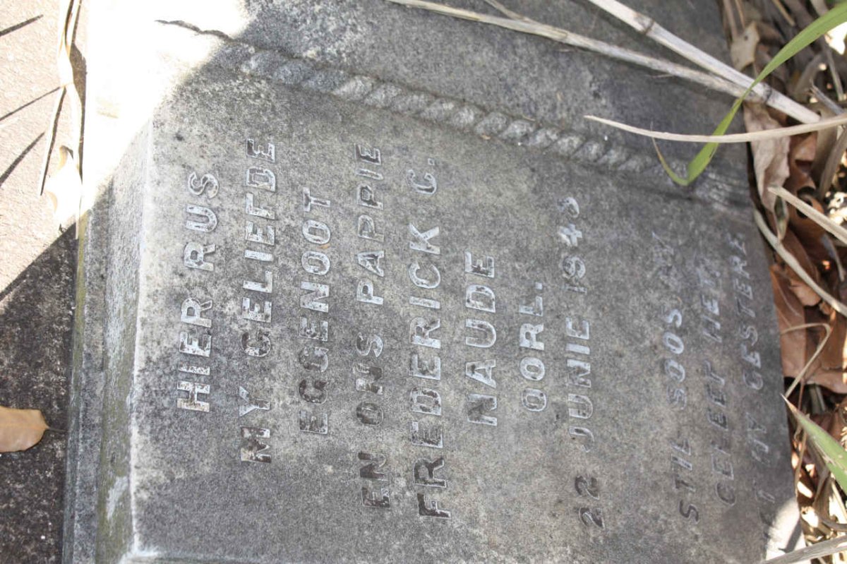 NAUDE Frederick C. -1948