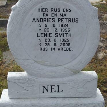 NEL Andries Petrus 1924-1955 &amp; Lenie SMITH 1925-2008