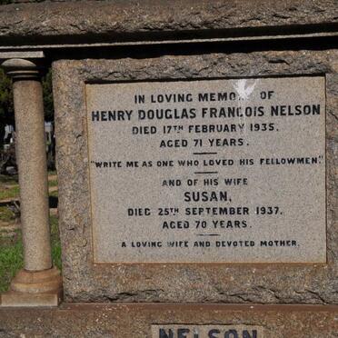 NELSON Henry Douglas Francois -1935 &amp; Susan -1937