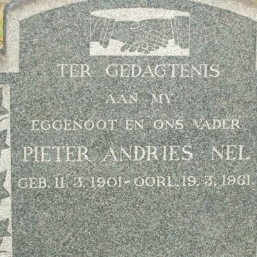 NEL Pieter Andries 1901-1961