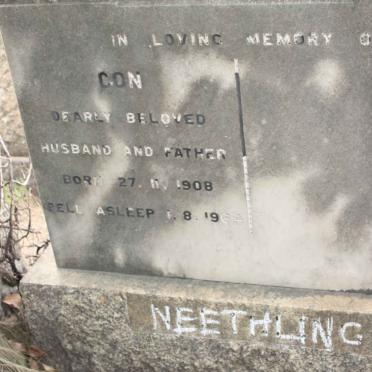 NEETHLING Con 1908-1964