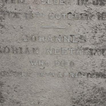 NEETHLING Johannes Adrian -1892 &amp; Eleonora LOUW -1895