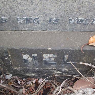 NEL Jacoba Wilhelmina nee BURGER  ?-1955