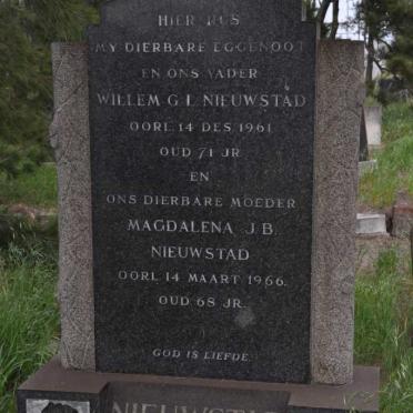 NIEUWSTAD Willem G.L. -1961 &amp; Magdalena J.B. -1966