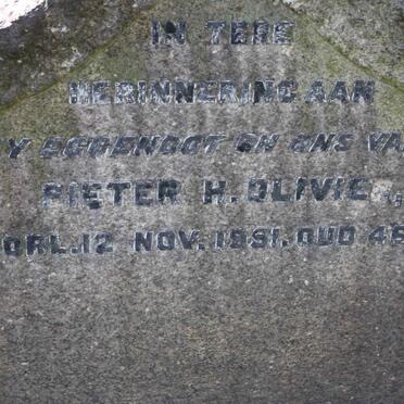 OLIVIER Pieter H. -1951