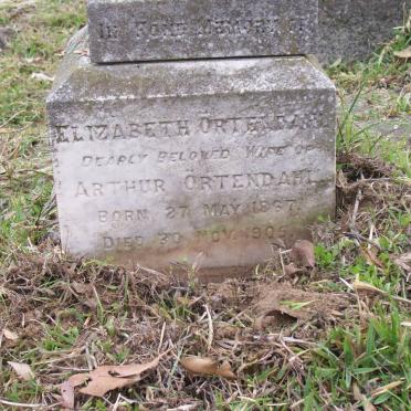 ORTENDAHL Elizabeth 1867-1905