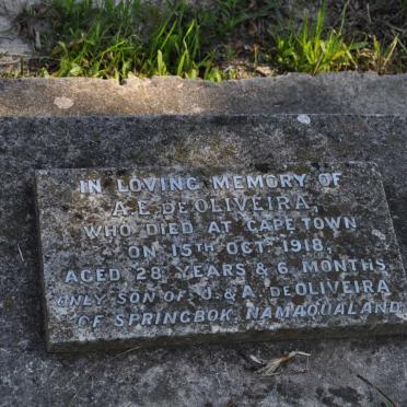 OLIVEIRA A.E., de -1918