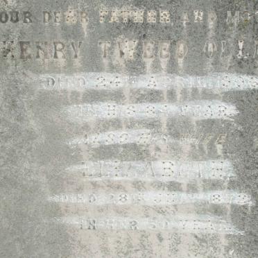 OLLETT Henry Tweed  -1906 &amp; Elizabeth -1872