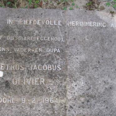 OLIVIER Petrus Jacobus -1964