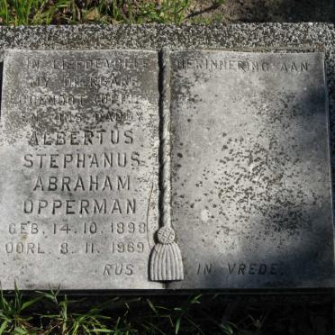 OPPERMAN Albertus Stephanus Abraham 1898-1969
