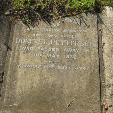 PETTERSEN Doris F.E. -1938