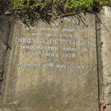 PETTERSEN Doris F.E. -1938