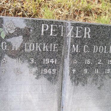 PETZER M.C. 1919-1986 :: PETZER G.H.  -1941-1949