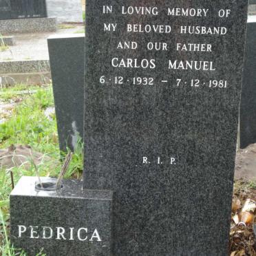 PEDRICA Carlos Manuel 1932-1981