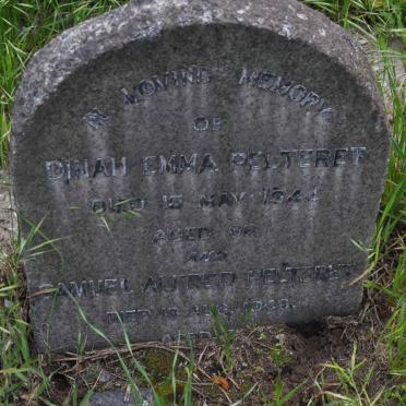 PELTERET Samuel Alfred -1948 &amp; Dinah Emma -1944