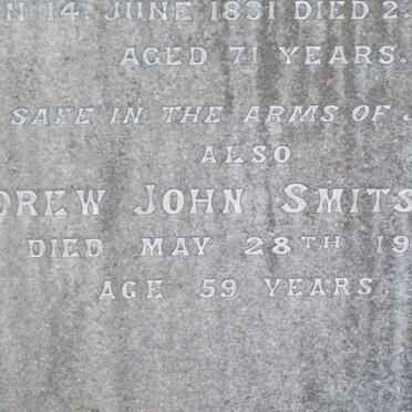 SMITHDORFF Andrew John  -1918 