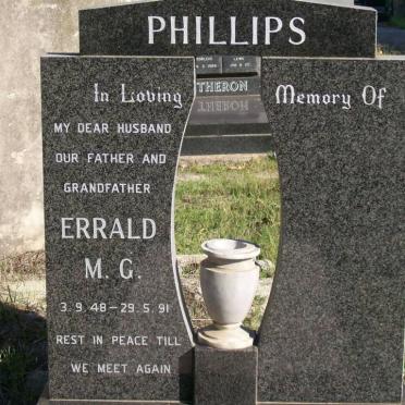 PHILLIPS Errald M.G. 1948-1991