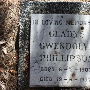 PHILLIPSON Gladys Gwendolyn 1907-1977