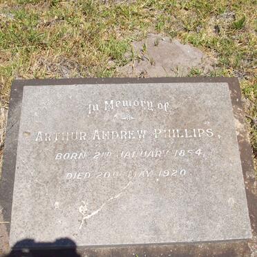 PHILLIPS Arthur Andrew 1864-1920