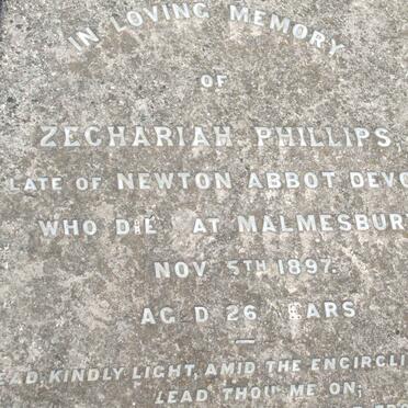 PHILLIPS Zechariah -1897