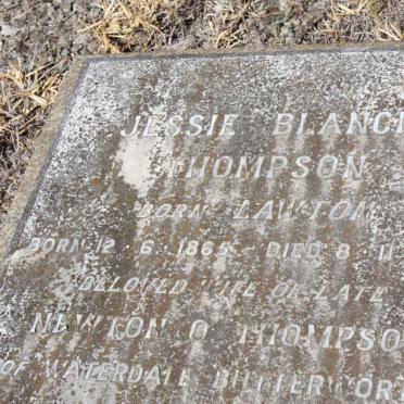 THOMPSON Jessie Blanche nee LAWTON 1865-1950