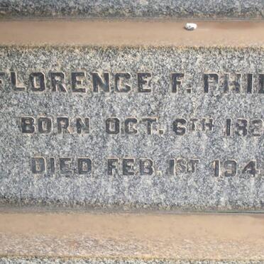 PHILIP Florence F. 1889-1946