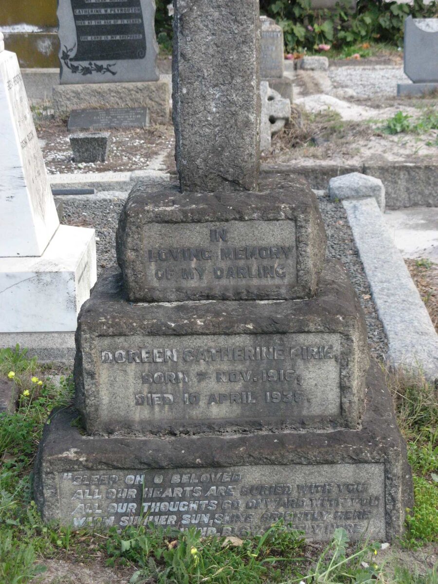 PIRIE Doreen Catherine 1916-1938